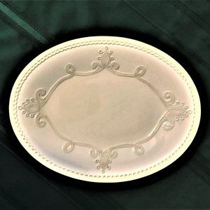 Lenox Linen Closet 16" Oval Serving Platter NWT